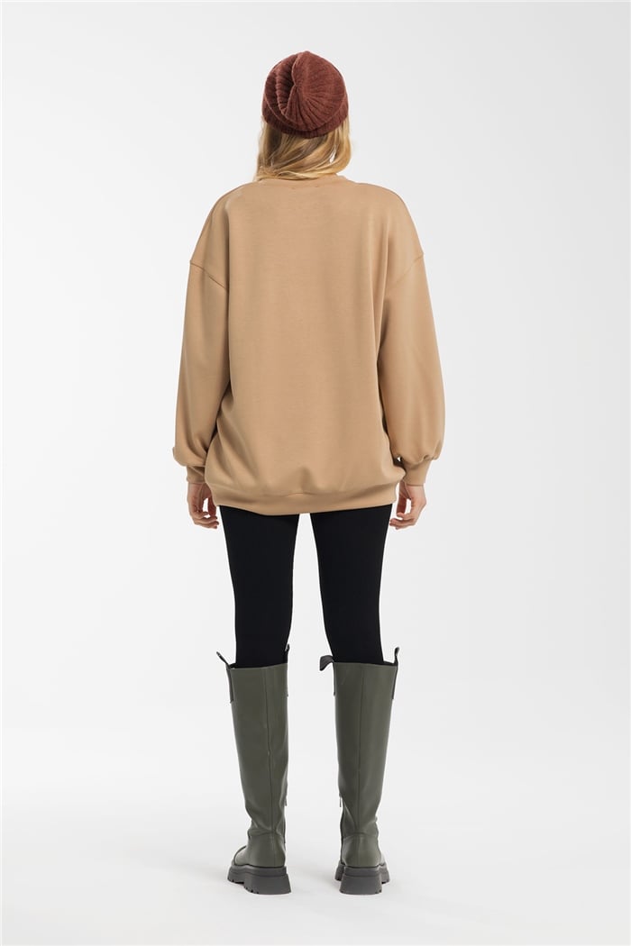 Nisan Sweatshirt  CAMEL  N21-1255