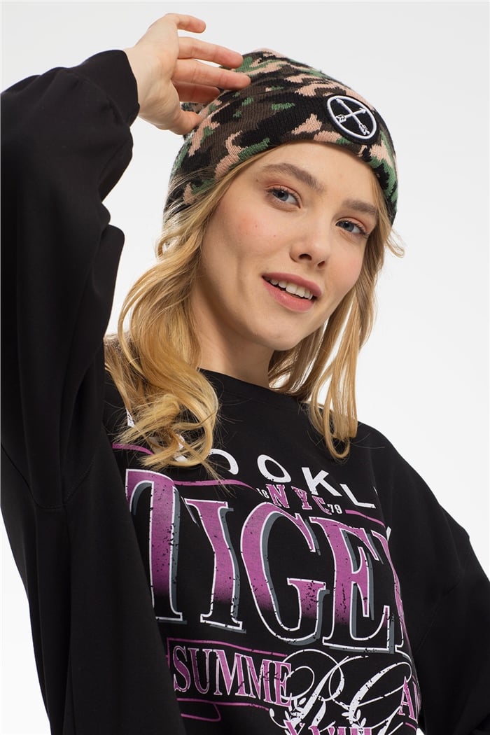 Nisan Sweatshirt  SİYAH  N21-1255