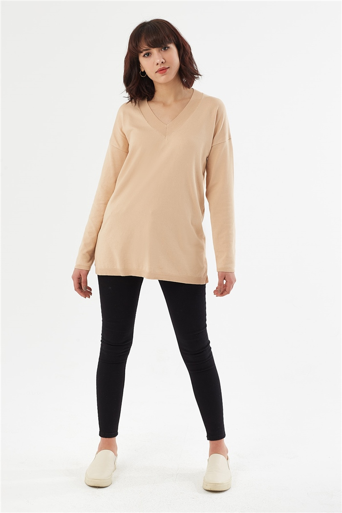 Nisan V Yaka Basic Kazak  CAMEL  TT3568-Z