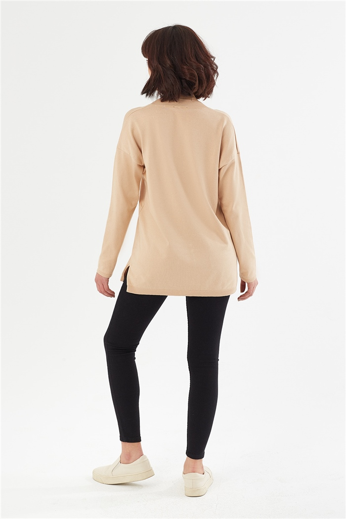 Nisan V Yaka Basic Kazak  CAMEL  TT3568-Z