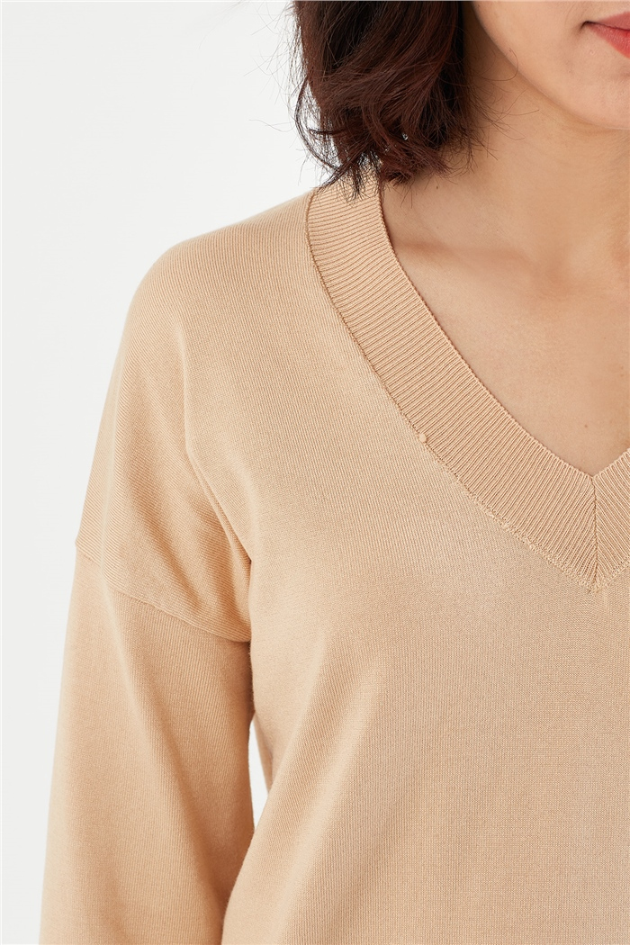 Nisan V Yaka Basic Kazak  CAMEL  TT3568-Z