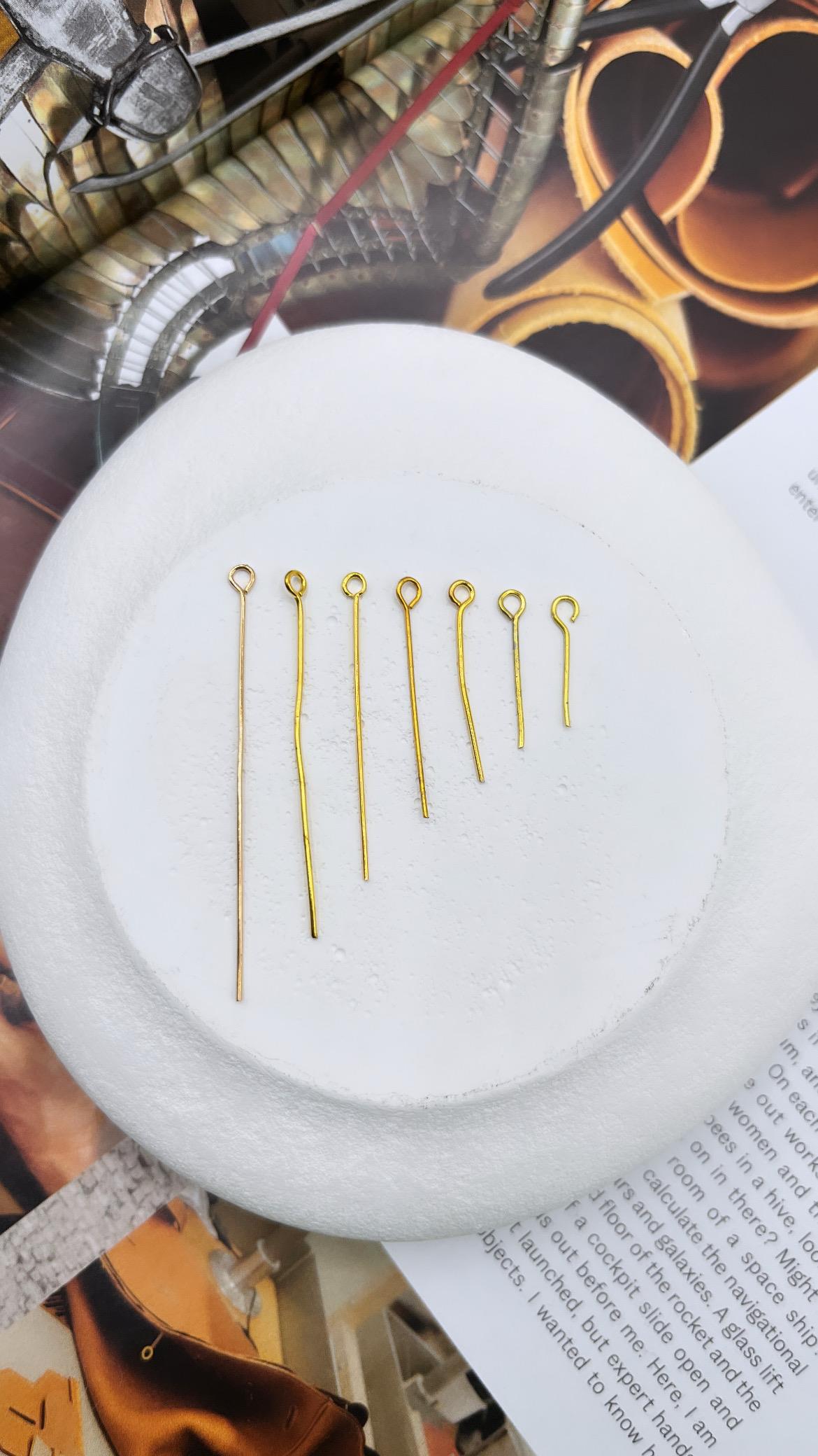 20 mm, HALKALI TAKI ÇİVİSİ, ALTIN KAPLAMA 1 KG