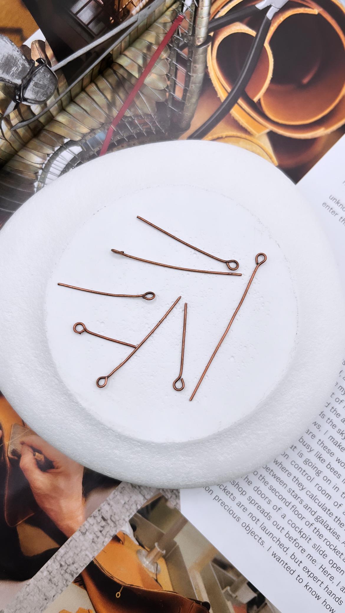 20 mm, HALKALI TAKI ÇİVİSİ, ANTİK BAKIR KAPLAMA 1 KG