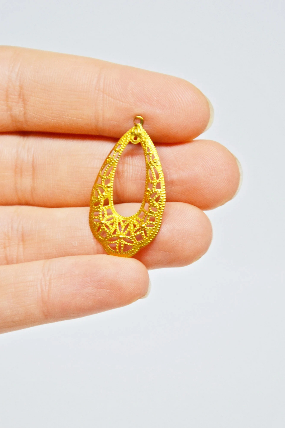 35x20mm HAM PİRİNÇ FİLİGRAN (100 AD)