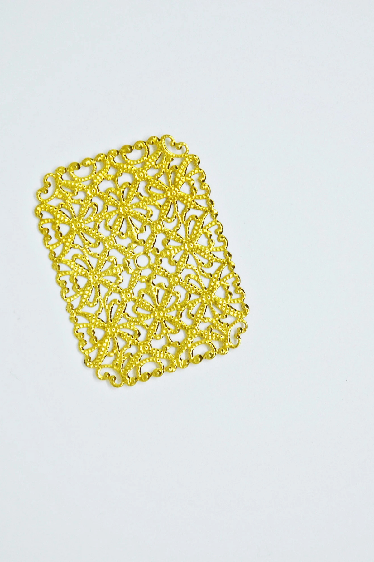 55X40 mm HAM PİRİNÇ FİLİGRAN (100 AD)