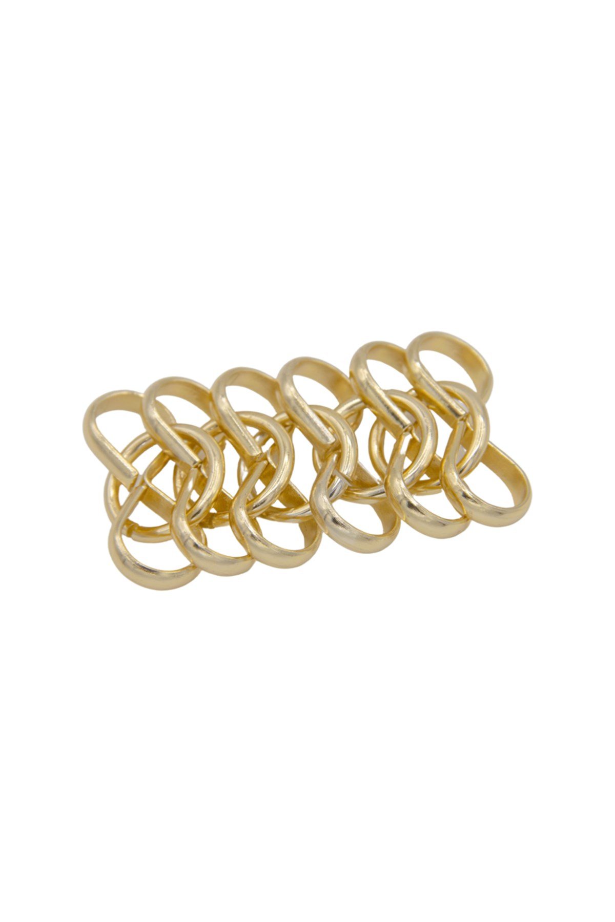 Altın Kaplama Alüminyum Zincir 38x4 mm