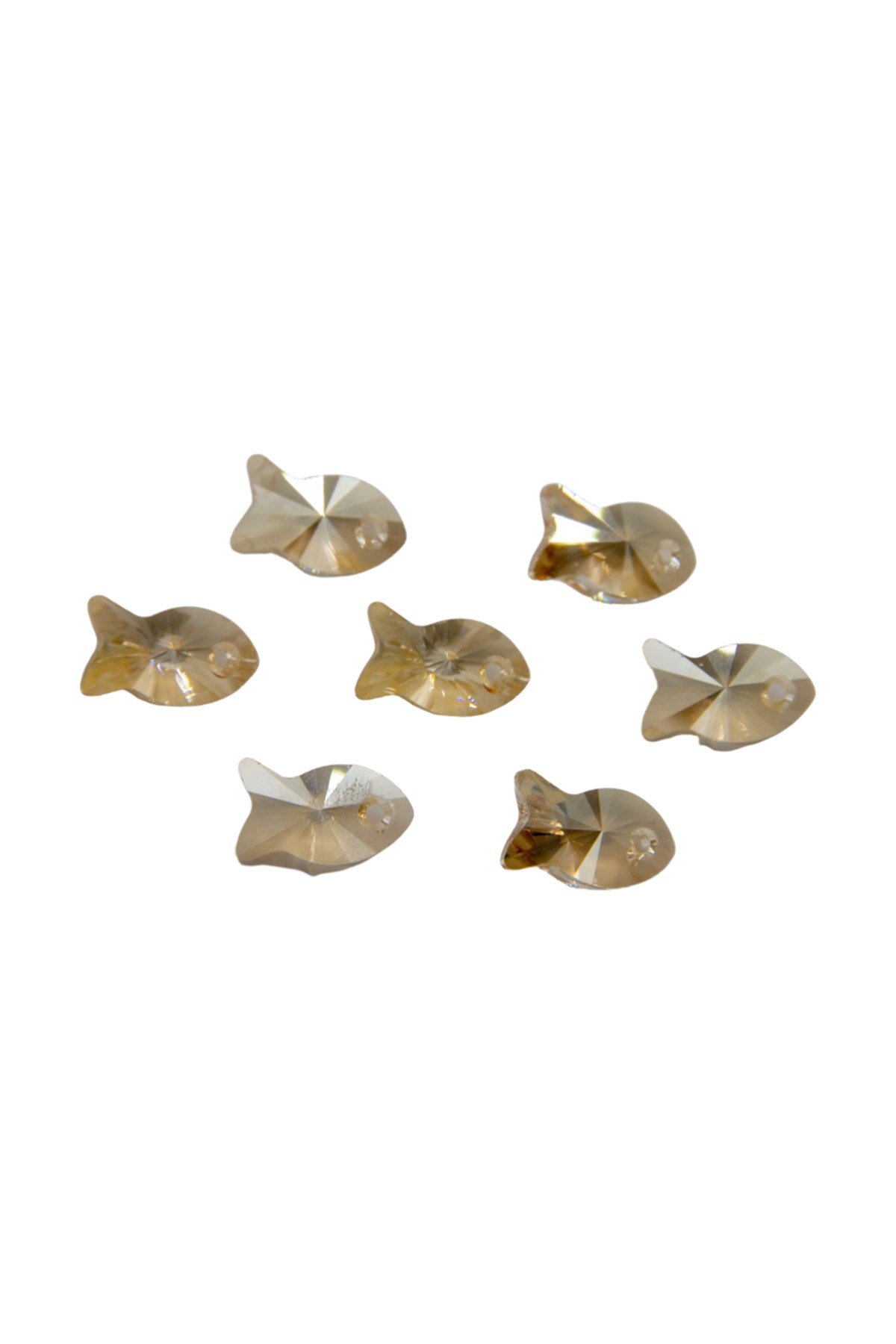 Orjinal Swarovski Kristal Balık Boncuk 19x11mm