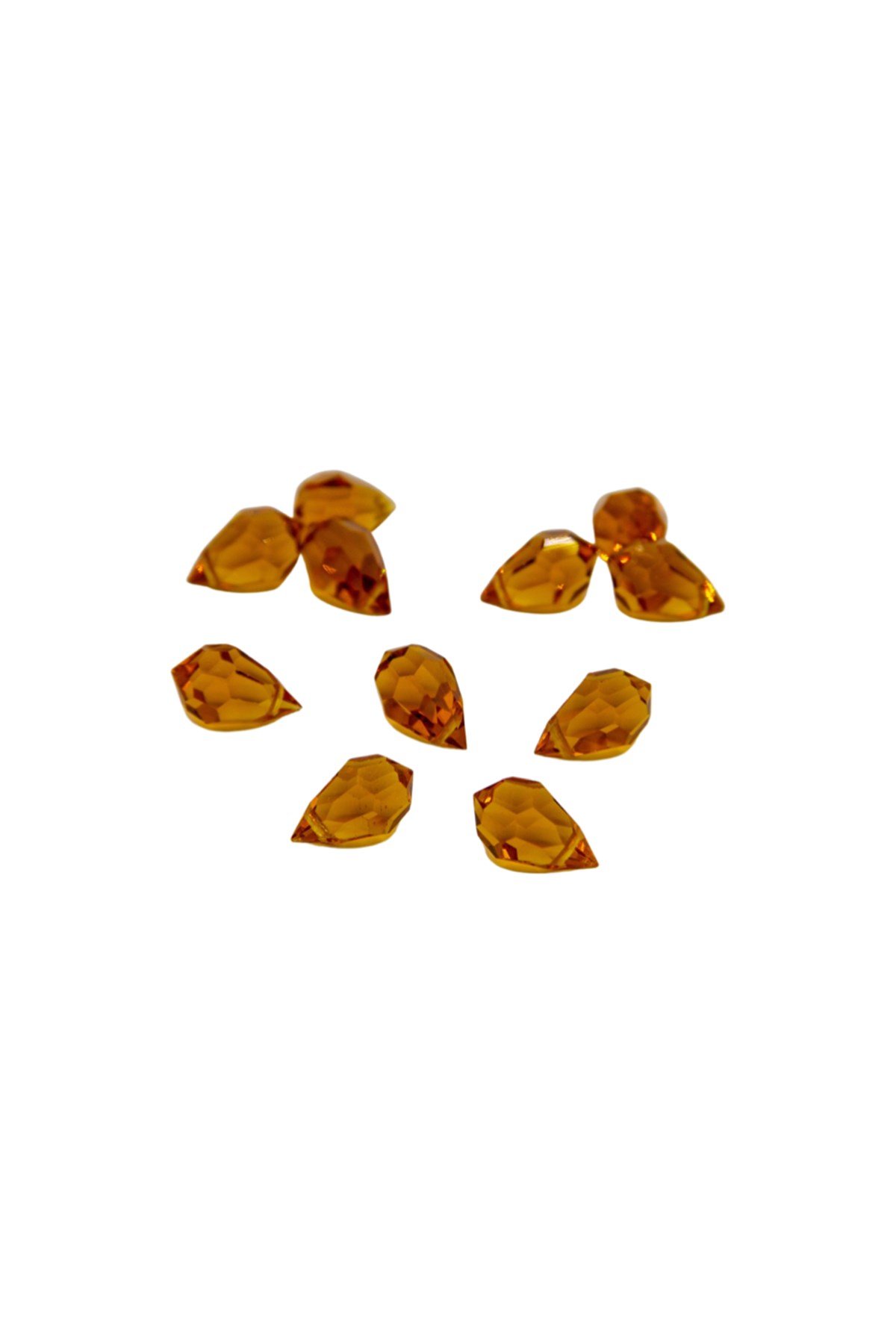 Orjinal Swarovski Kristal Damla Boncuk 8x15mm