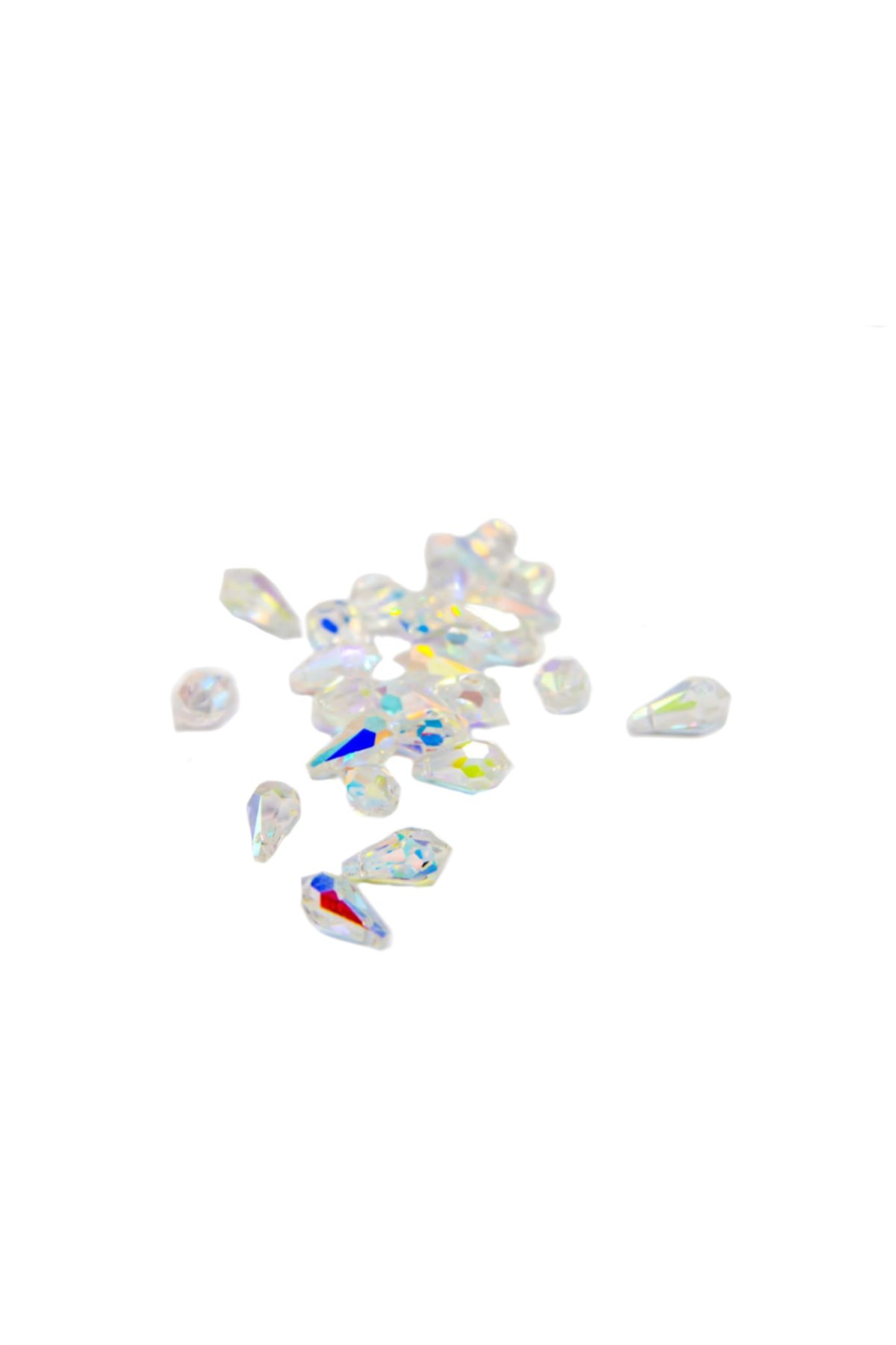 Orjinal Swarovski Kristal Damla Boncuk 6x12mm