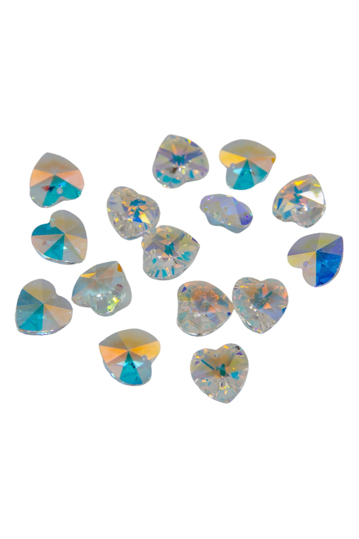 Orjinal Swarovski Kristal Kalp Boncuk 14mm