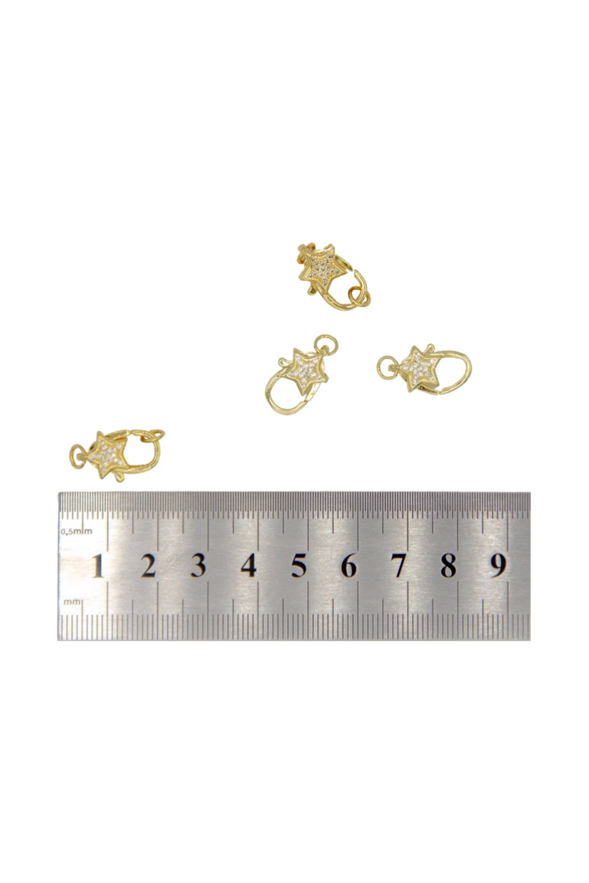 Zirkon Taşlı Yıldız Detaylı Kilit