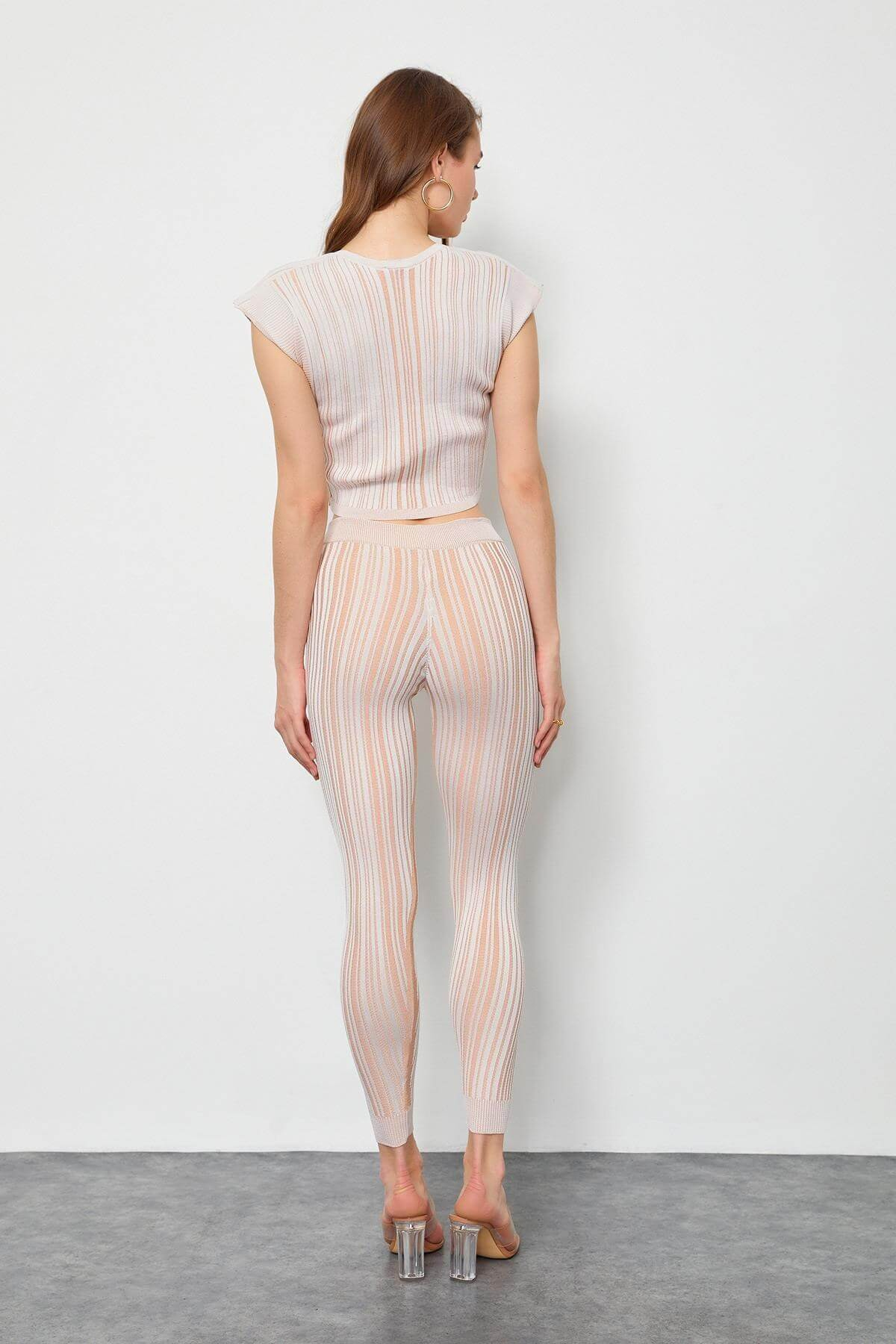 Bej Triko Bluz Pantolon TakımST060S94097002