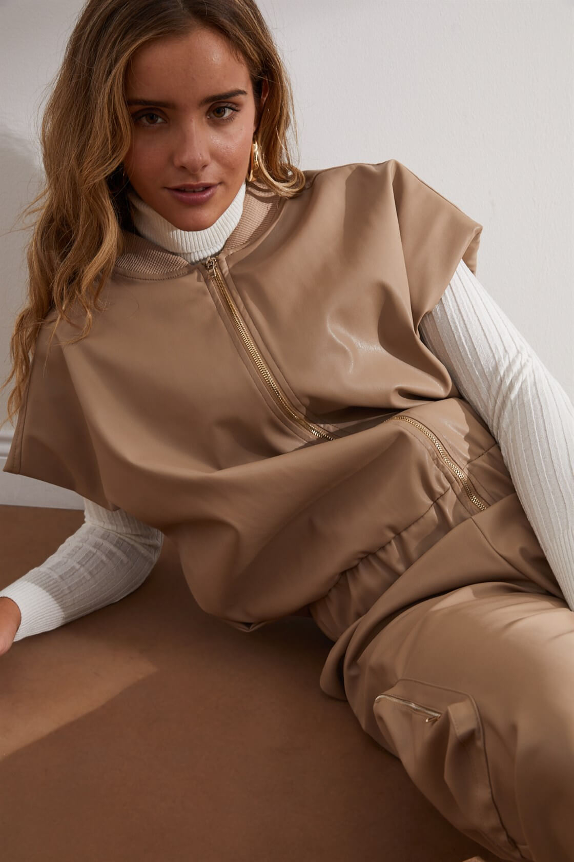 Bej Yelek Pantolon TakımST050W6005602