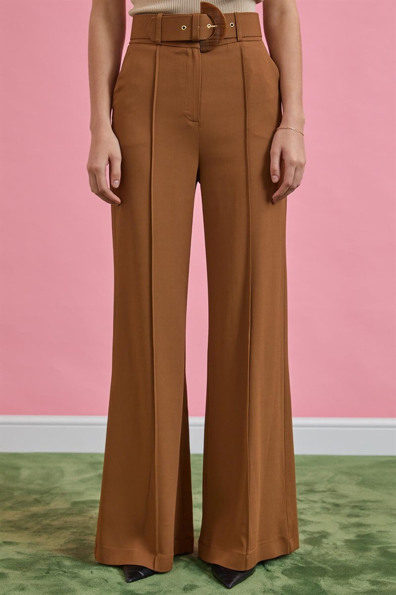 Camel Kemerli İspanyol Paça PantolonST060W20561001