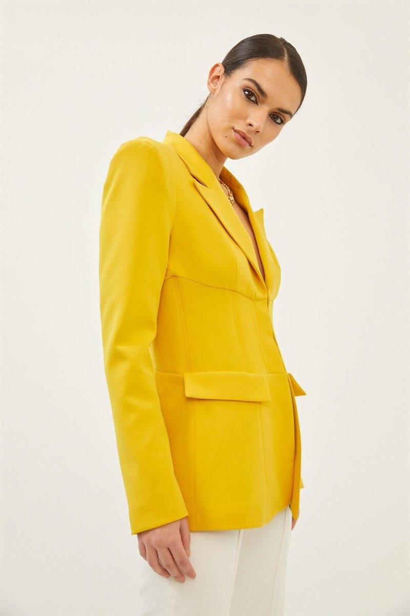 Hardal Belden Oturan Blazer CeketST060W90255001