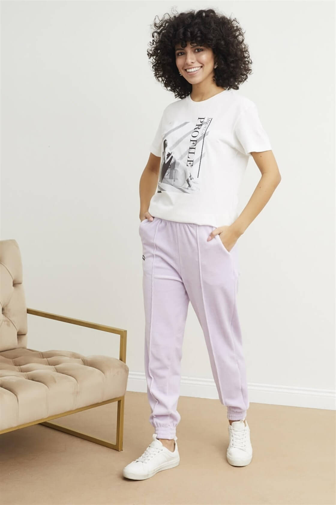 Lila Cepli Jogger Eşofman AltıST050W2000101