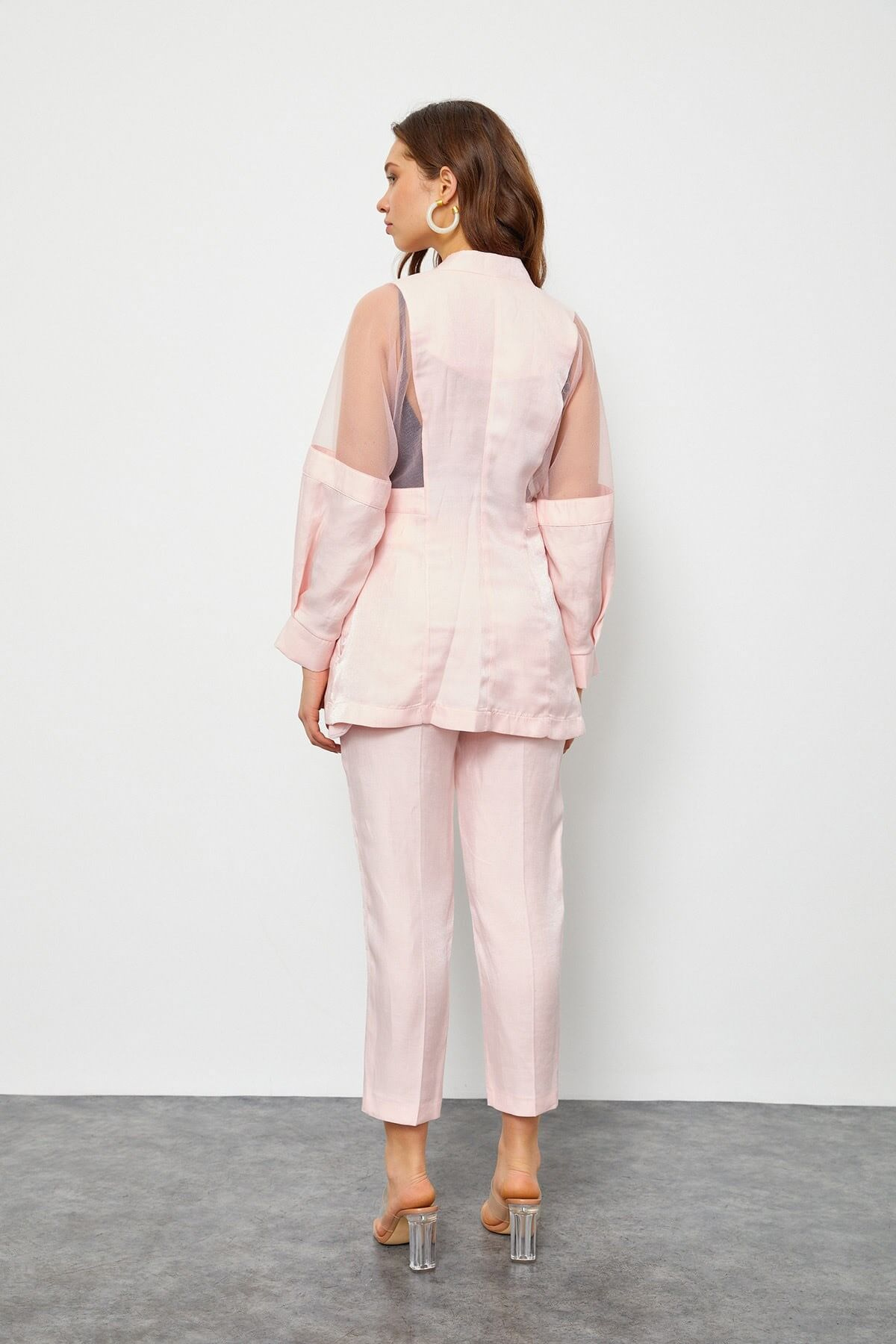 Pembe Organze Kumaş Karışımlı TakımST060S60079001