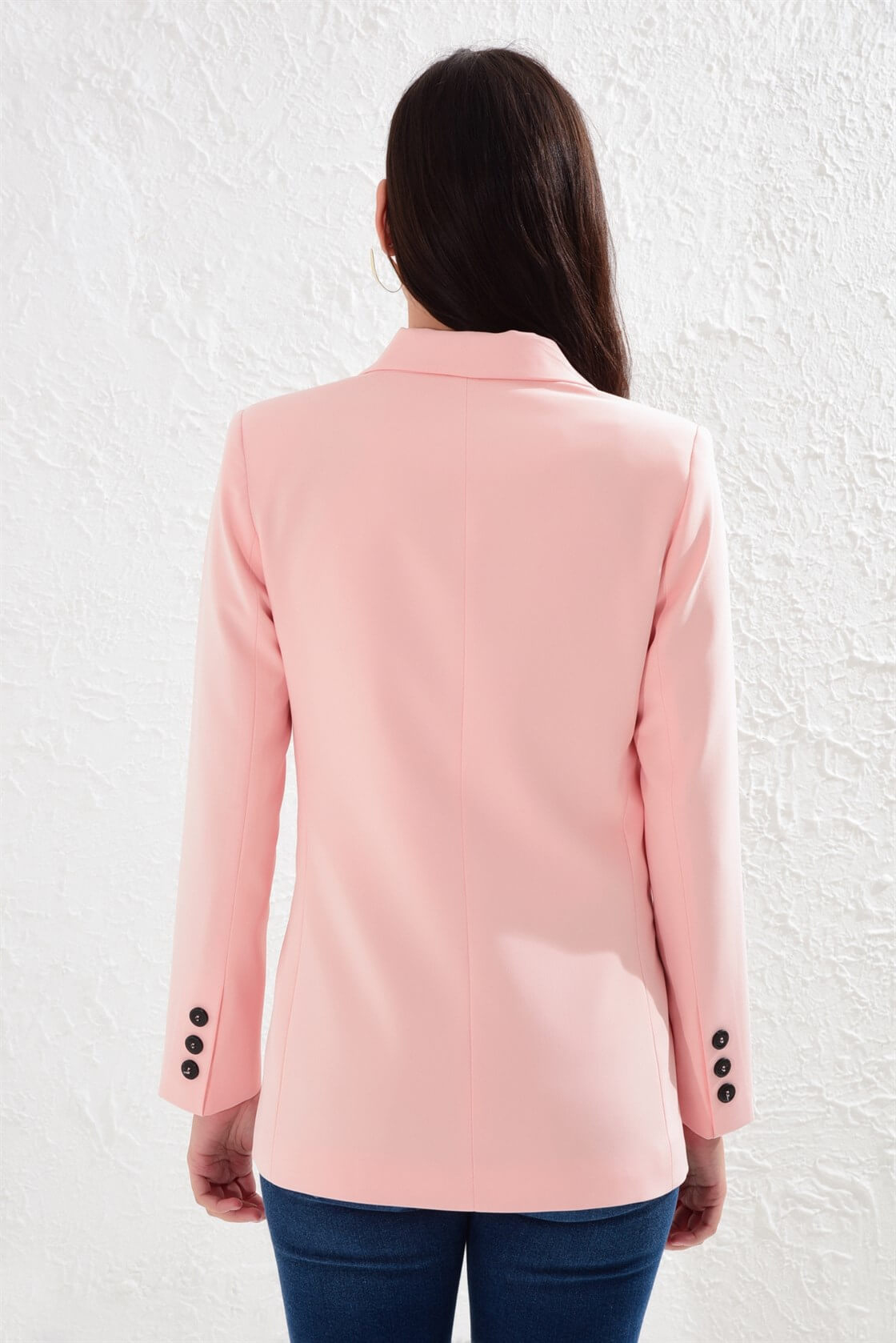 Pudra  Kruvaze Uzun Kol Blazer CeketST050S9014401