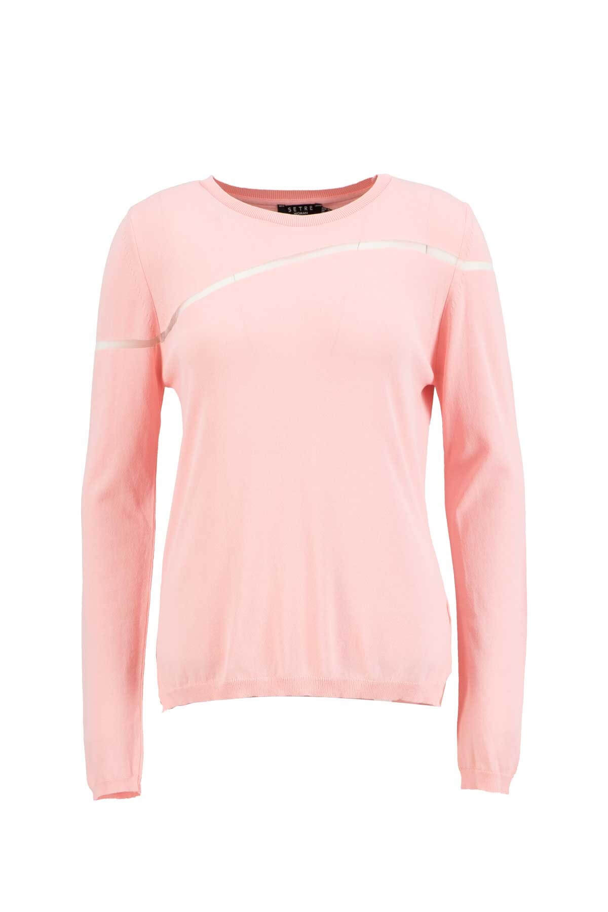 Pudra Bisiklet Yaka Uzun Kol TrikoST030S300014