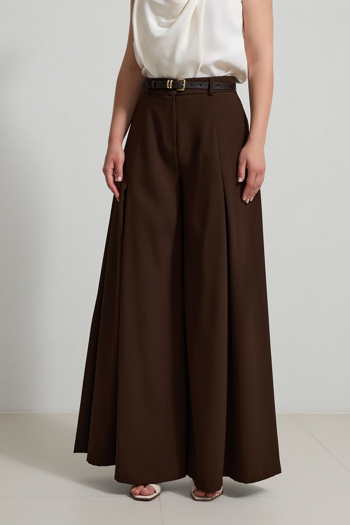 Acı-Kahve 1YA1WSPN1410 PANTOLON Kadın Pantolon modelleri