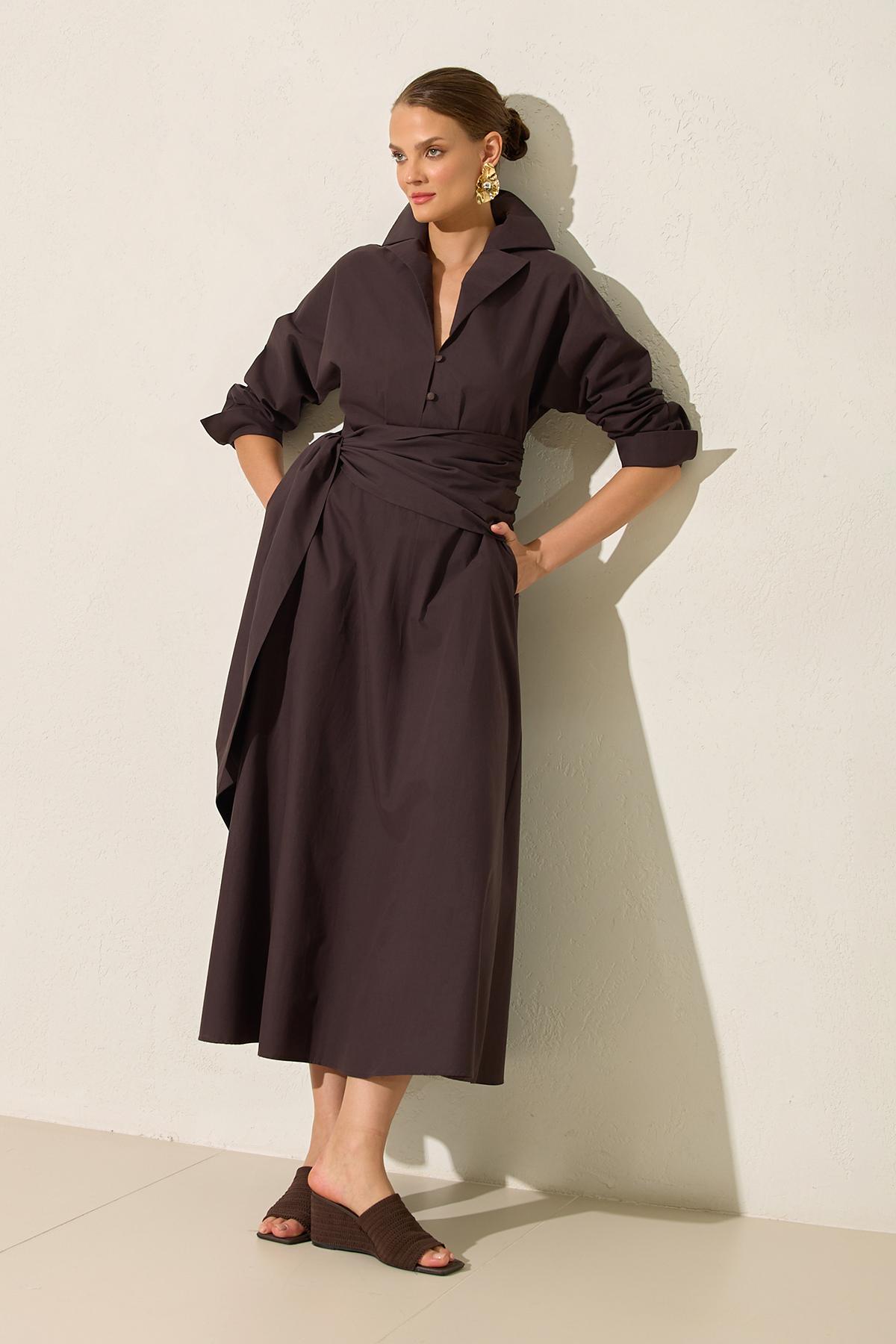 Acı-Kahve 1YA4WSEL3392 ELBİSE Kadın Kategorisiz modelleri