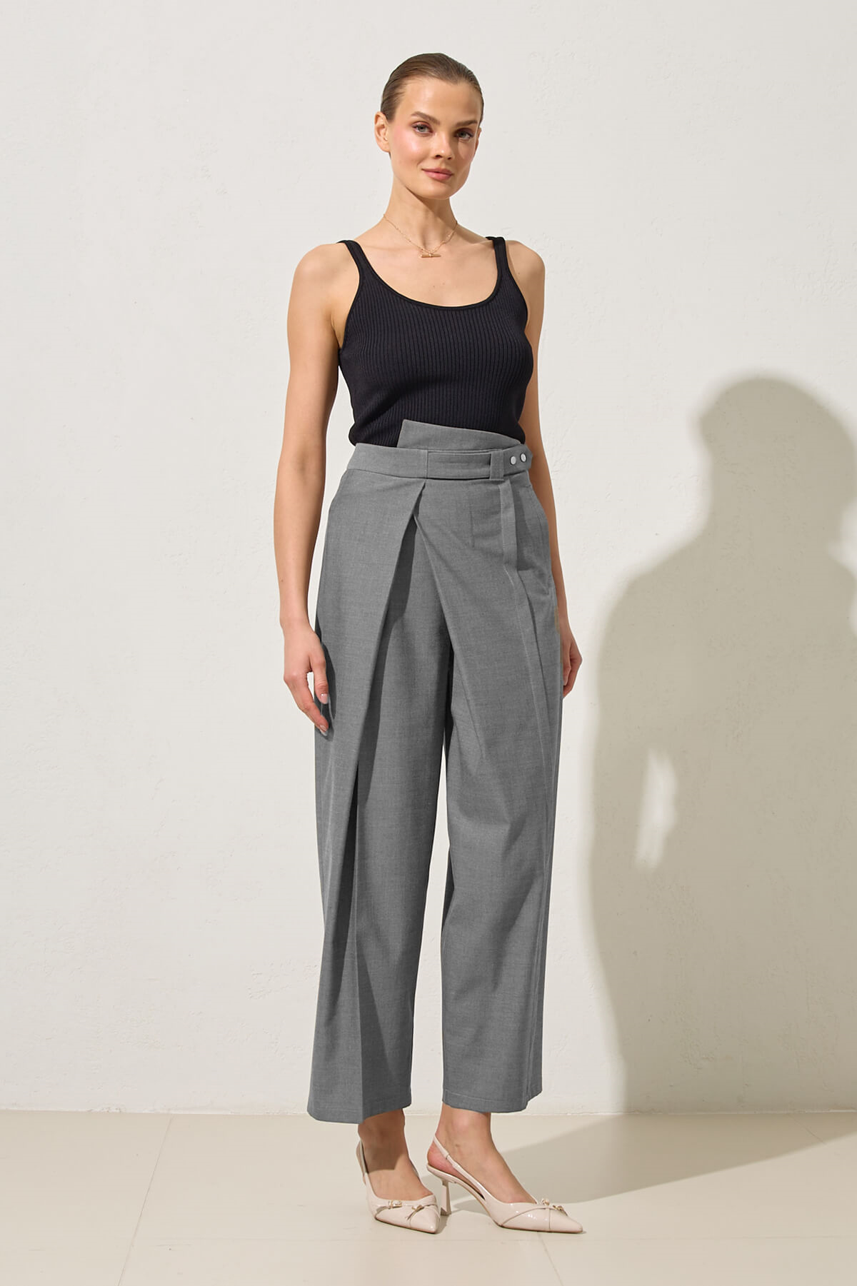 Antrasit 1YA2WSPN1437 PANTOLON Kadın Pantolon modelleri