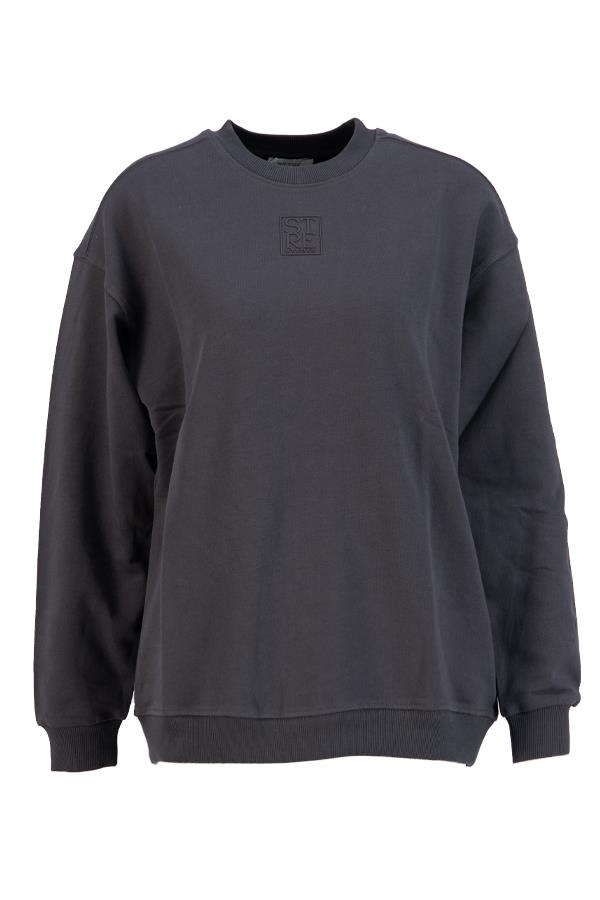 Antrasit Pamuklu Sweatshirt Kadın Sweatshirt modelleri