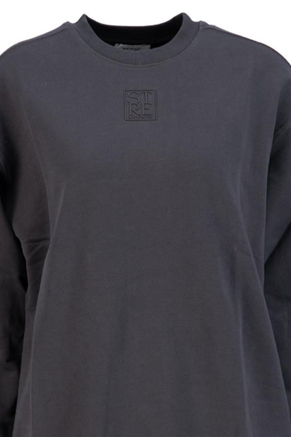 Antrasit Pamuklu Sweatshirt Kadın Sweatshirt modelleri