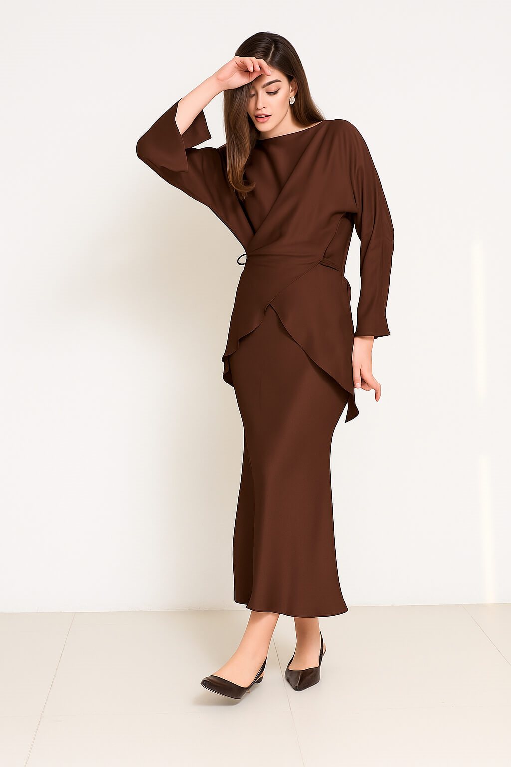 Çikolata 1YA2WSET0651 ETEK Kadın Etek modelleri