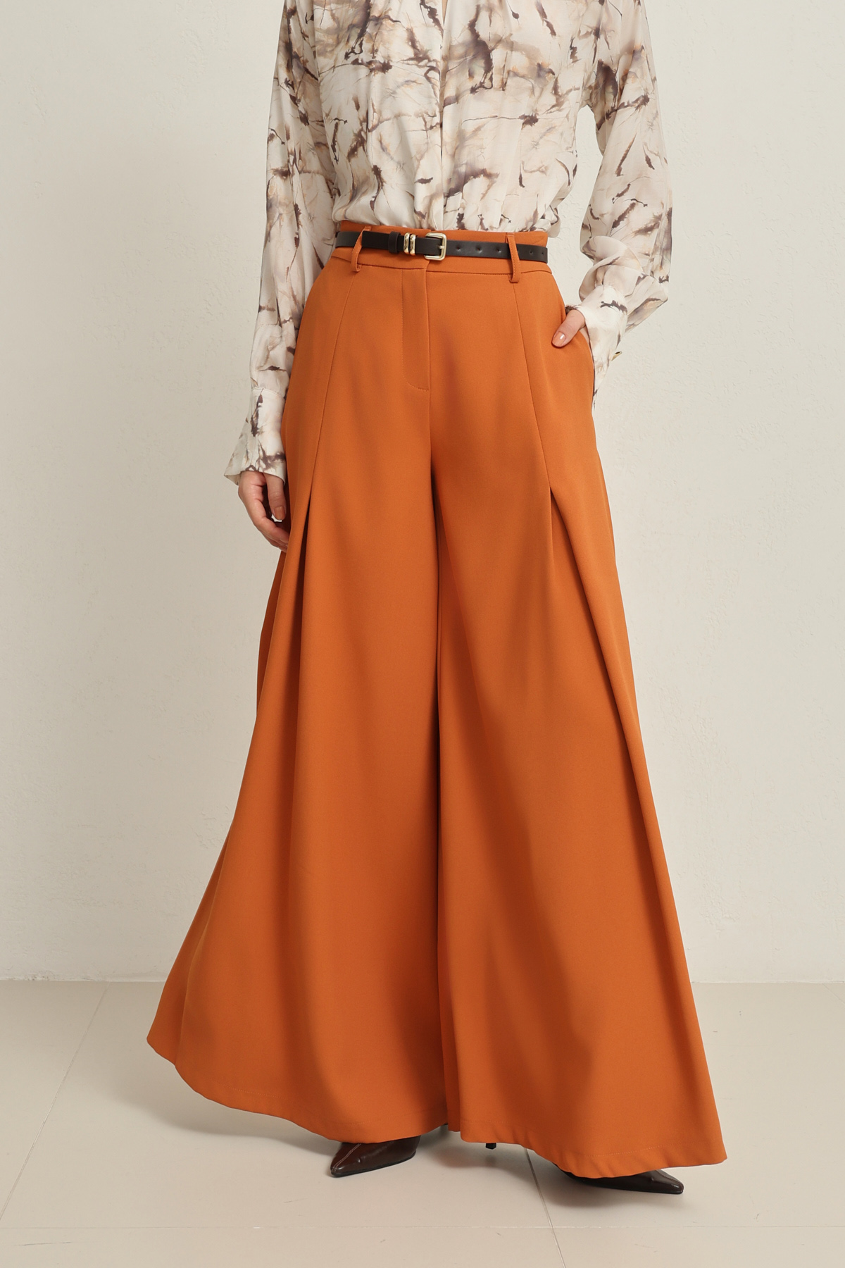 Kiremit 1YA1WSPN1410 PANTOLON Kadın Pantolon modelleri