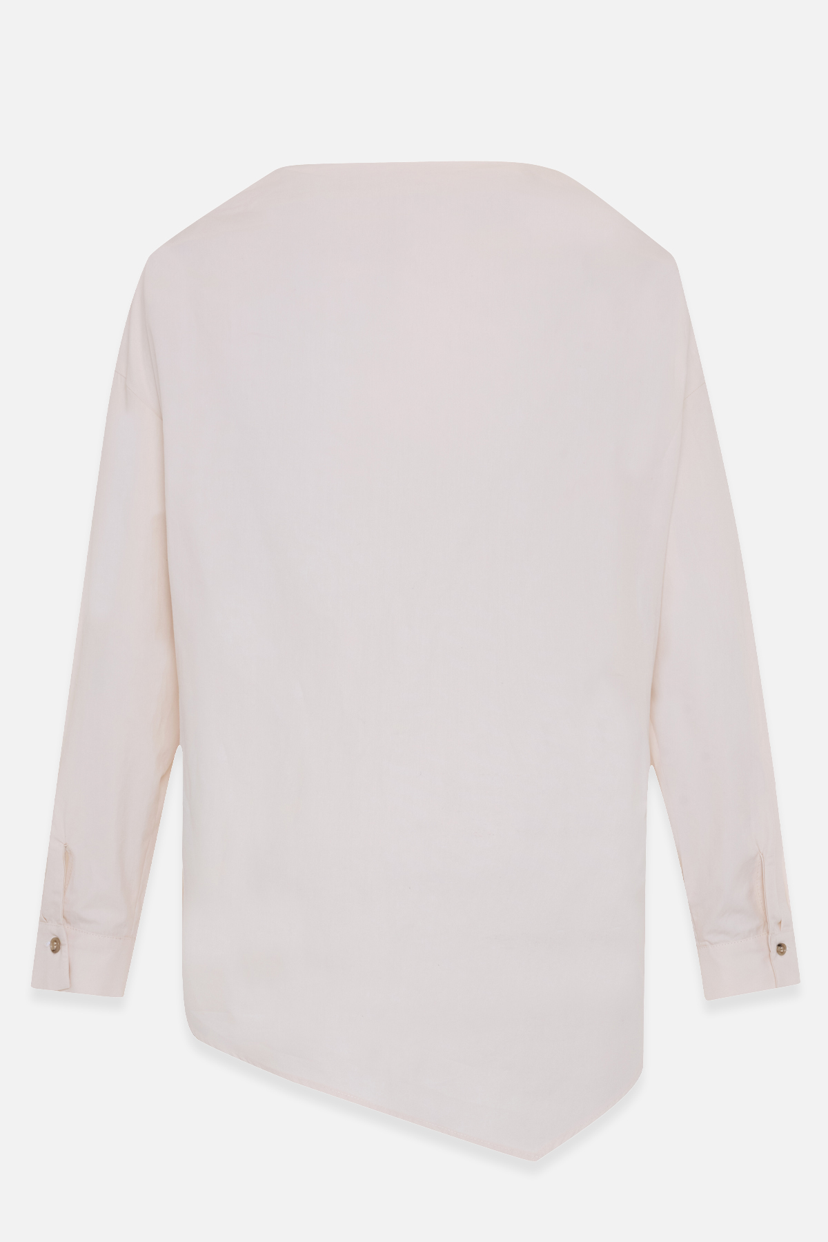 Krem %100 Pamuklu Yaka Detaylı Gömlek Kadın Gömlek modelleri