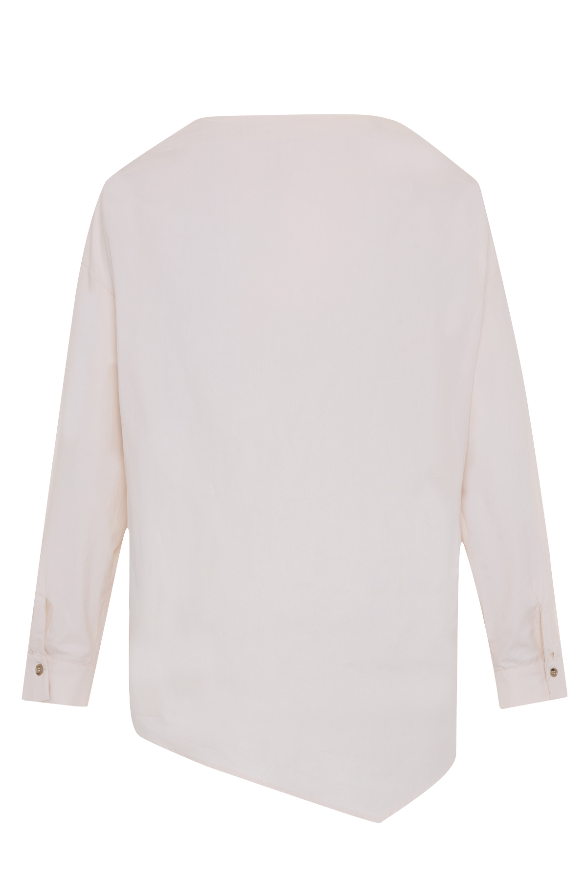 Krem %100 Pamuklu Yaka Detaylı Gömlek Kadın Gömlek modelleri