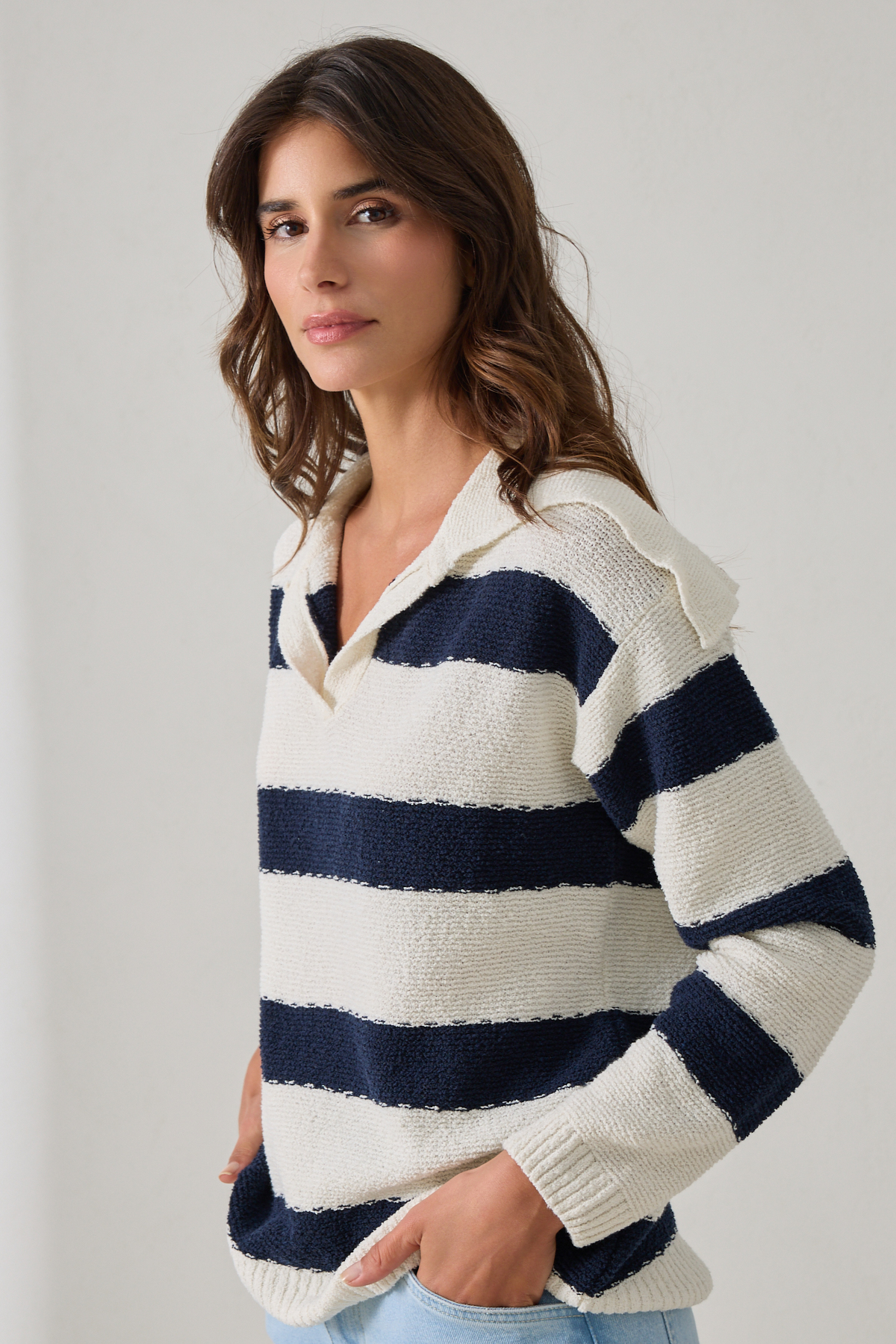 Krem 2YB4ECTR0368 TRİKO Kadın Triko modelleri