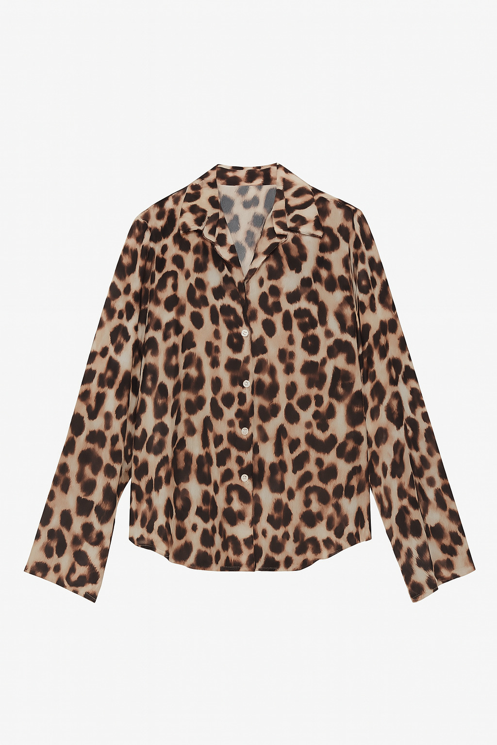 Krem - Acı Kahve 1YA1WSGM0726 GÖMLEK Kadın Gömlek modelleri