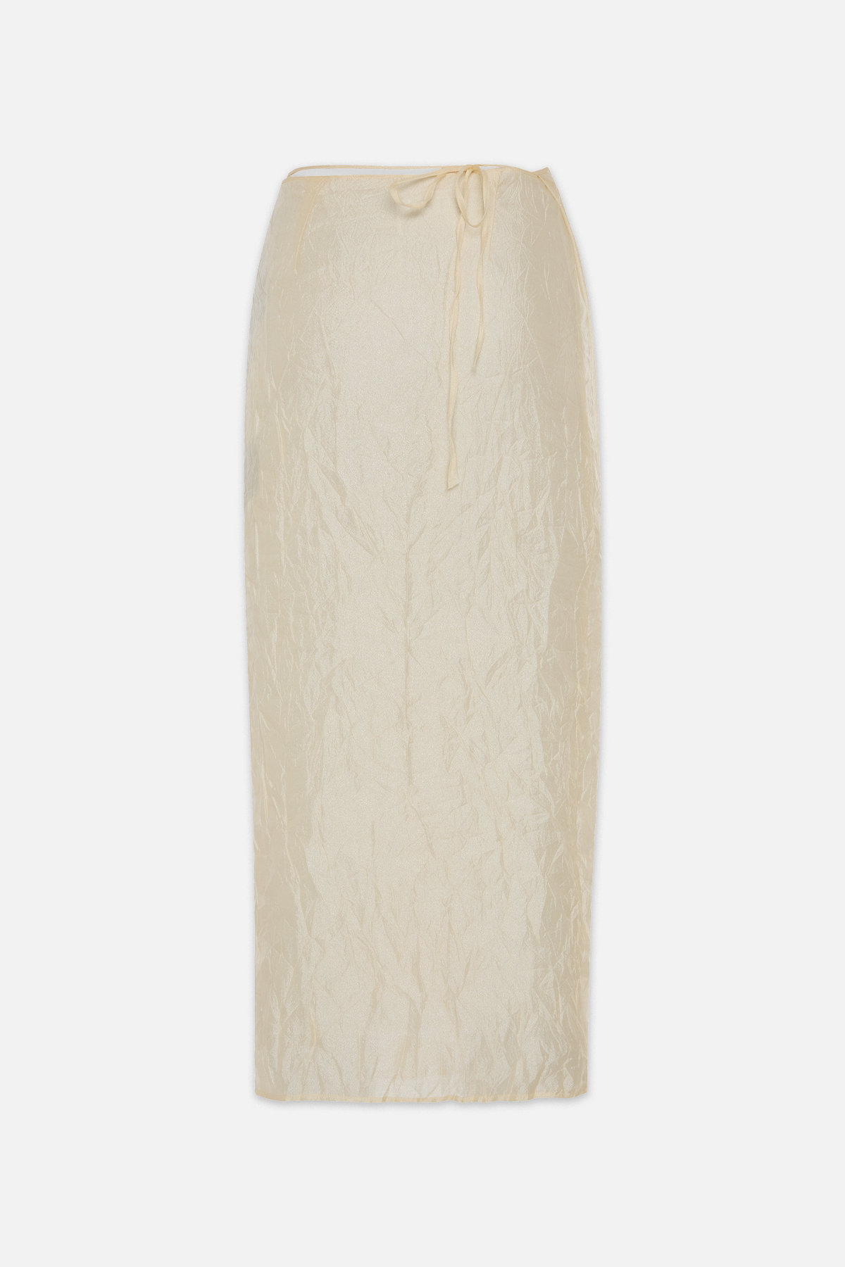 Krem Bağlama Detaylı Midi Boy Crush Detaylı Etek Kadın Etek modelleri