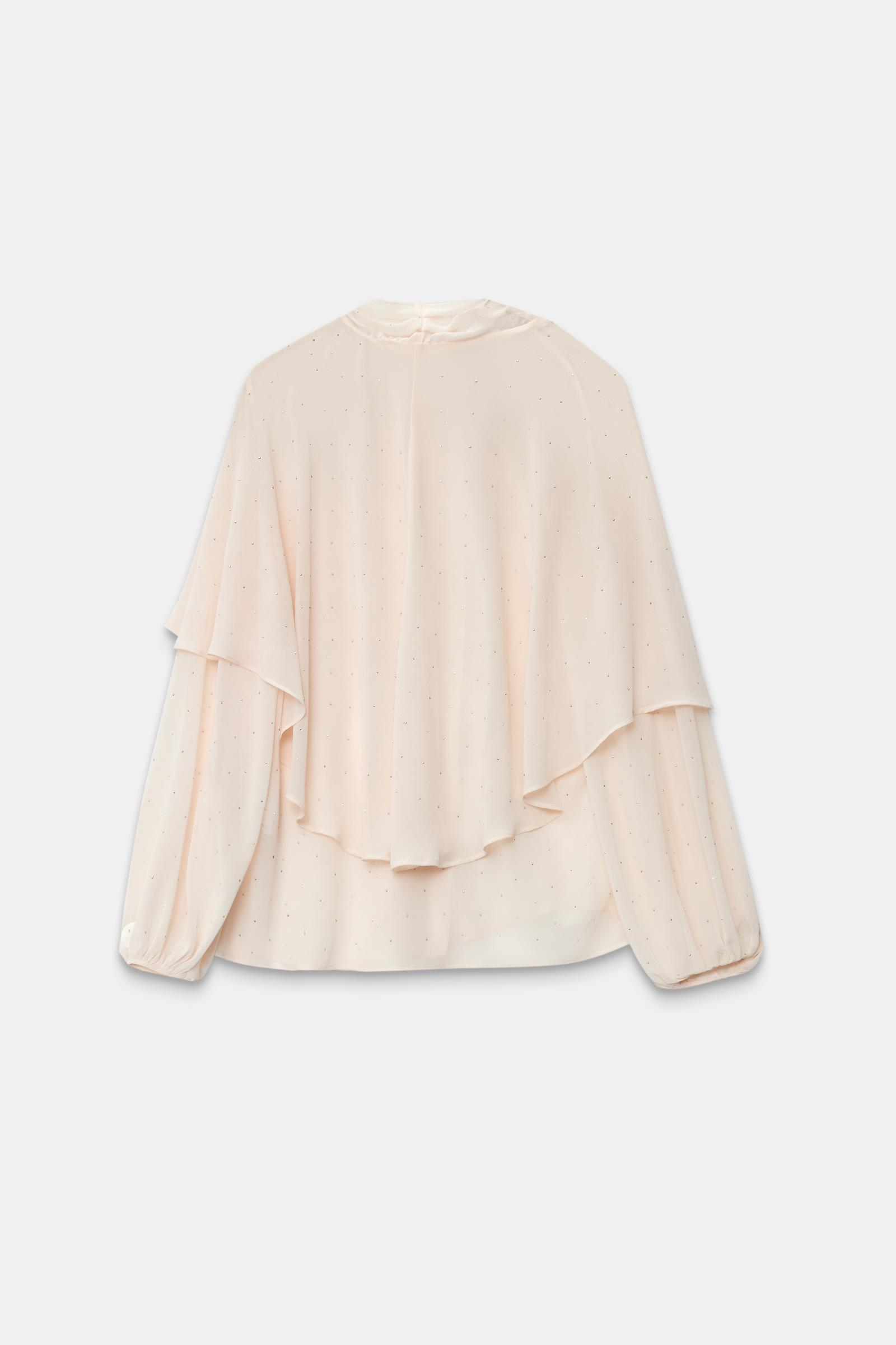 Krem 1YB3WSBL1276 BLUZ Kadın Blouse modelleri