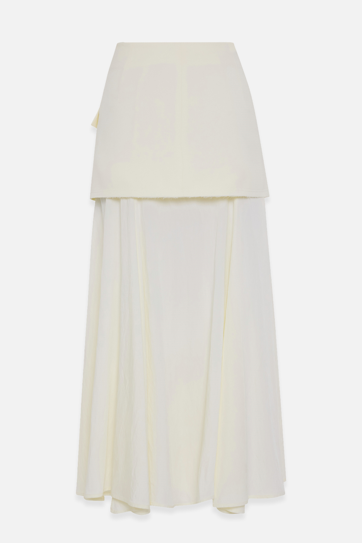 Krem Düğme Detaylı Yelek Ve Pile Detaylı Midi Boy Etekli Takım Kadın Takım Elbise modelleri