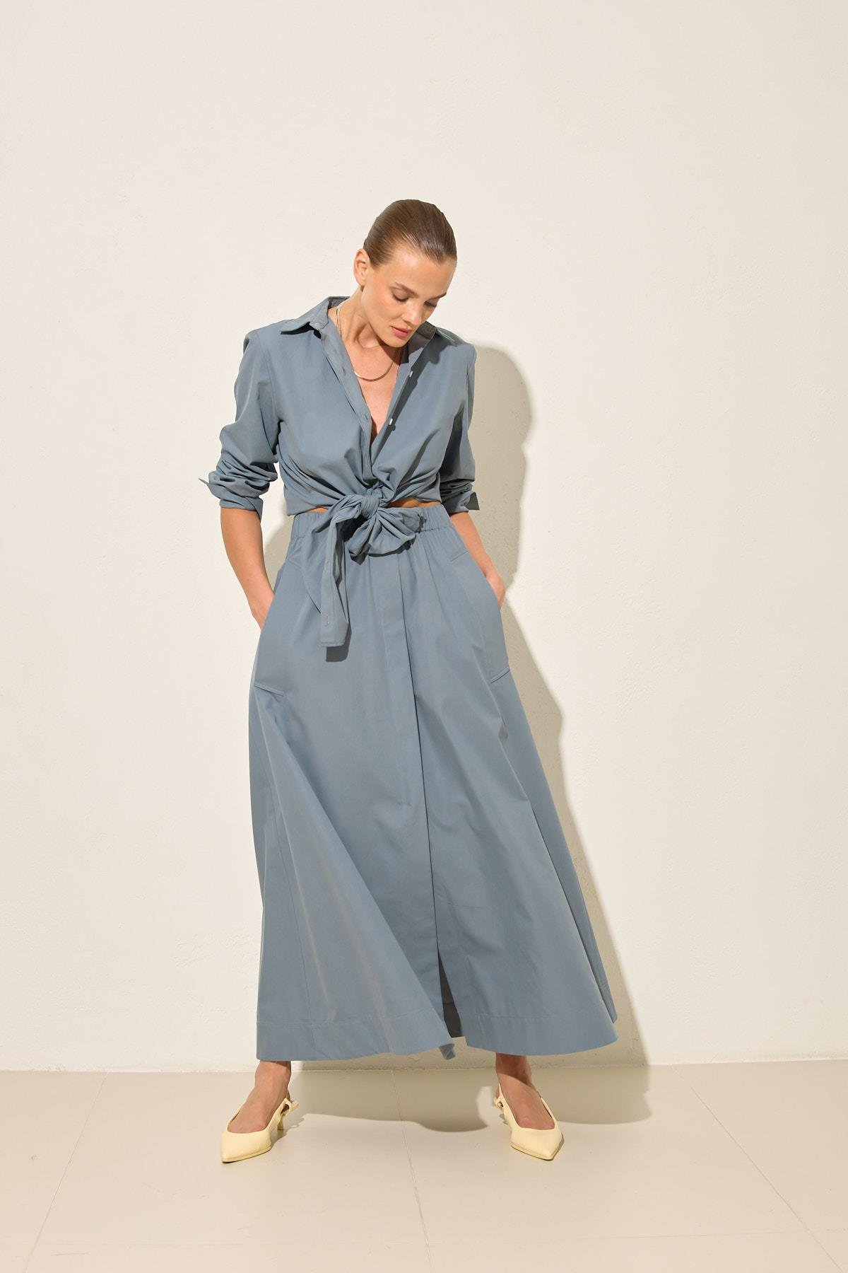 Kuvars Uzun Kollu Gömlek Kadın Kategorisiz modelleri