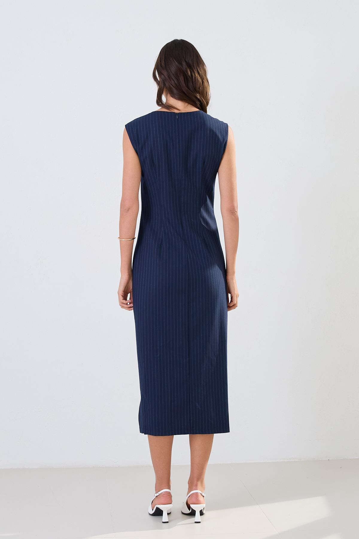 Lacivert 1YB4CEL2672 ELBİSE Kadın Günlük Elbise modelleri