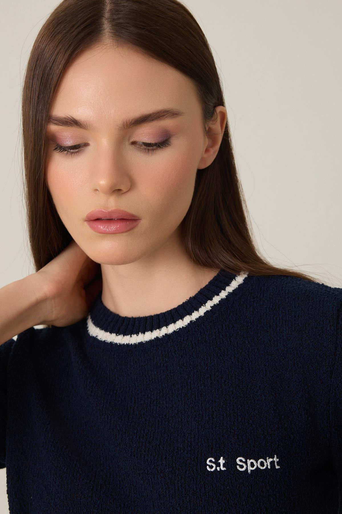 Lacivert 2YB3ECTR0379 TRİKO Kadın Knitwear modelleri