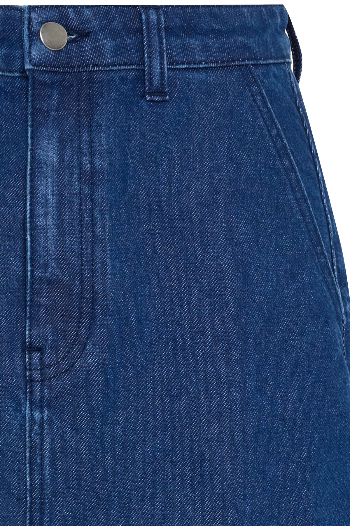 Lacivert Cep Detaylı Kot Etek Kadın Etek modelleri