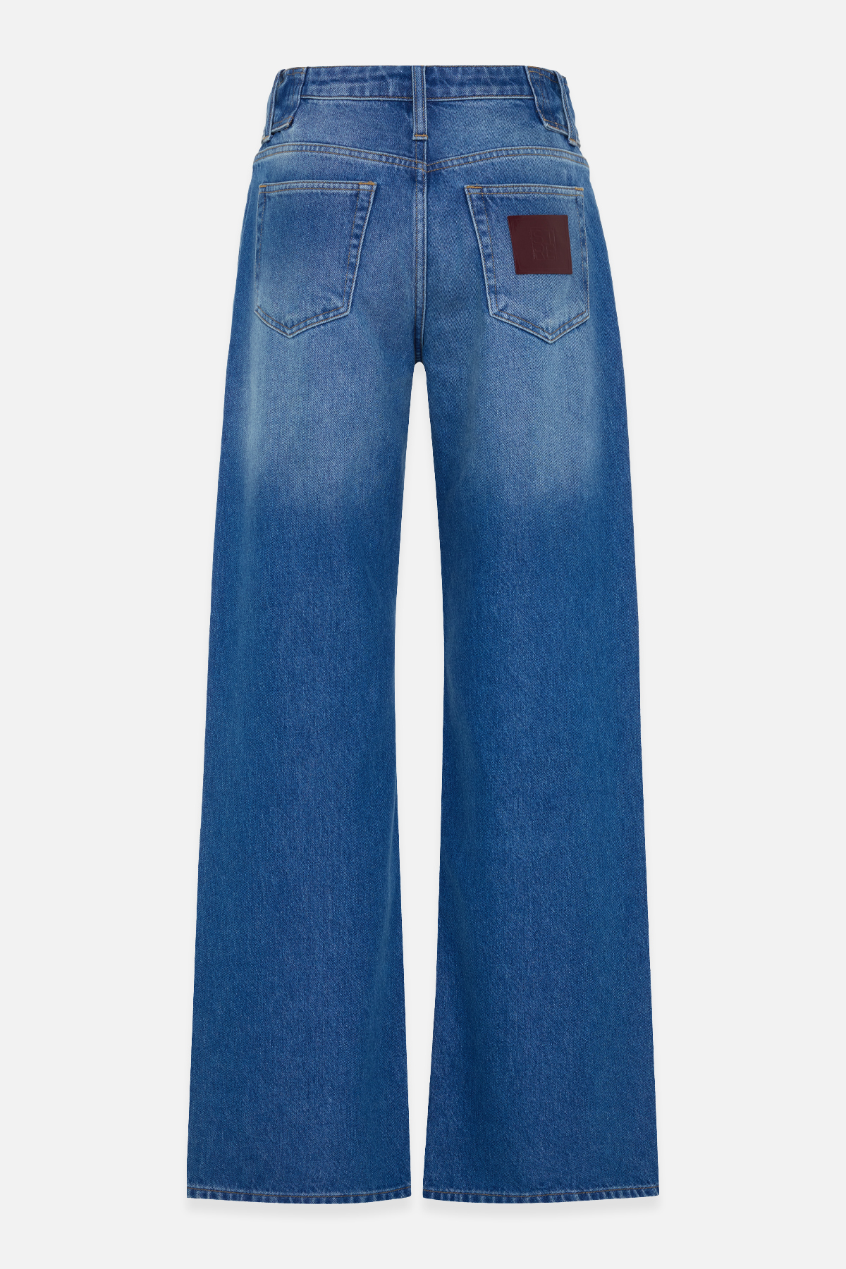 Mavi Kemer Detaylı Rahat Kesim Kot Pantolon Kadın Jean modelleri