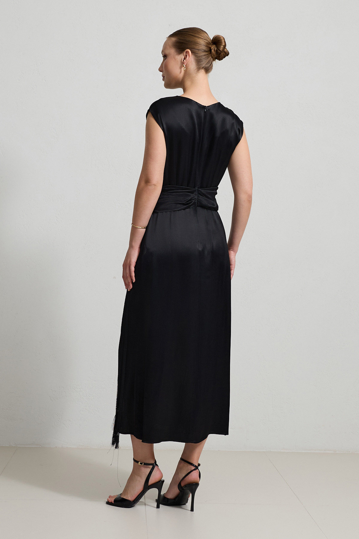 Siyah 1YA1WSEL3304 ELBİSE Kadın Günlük Elbise modelleri