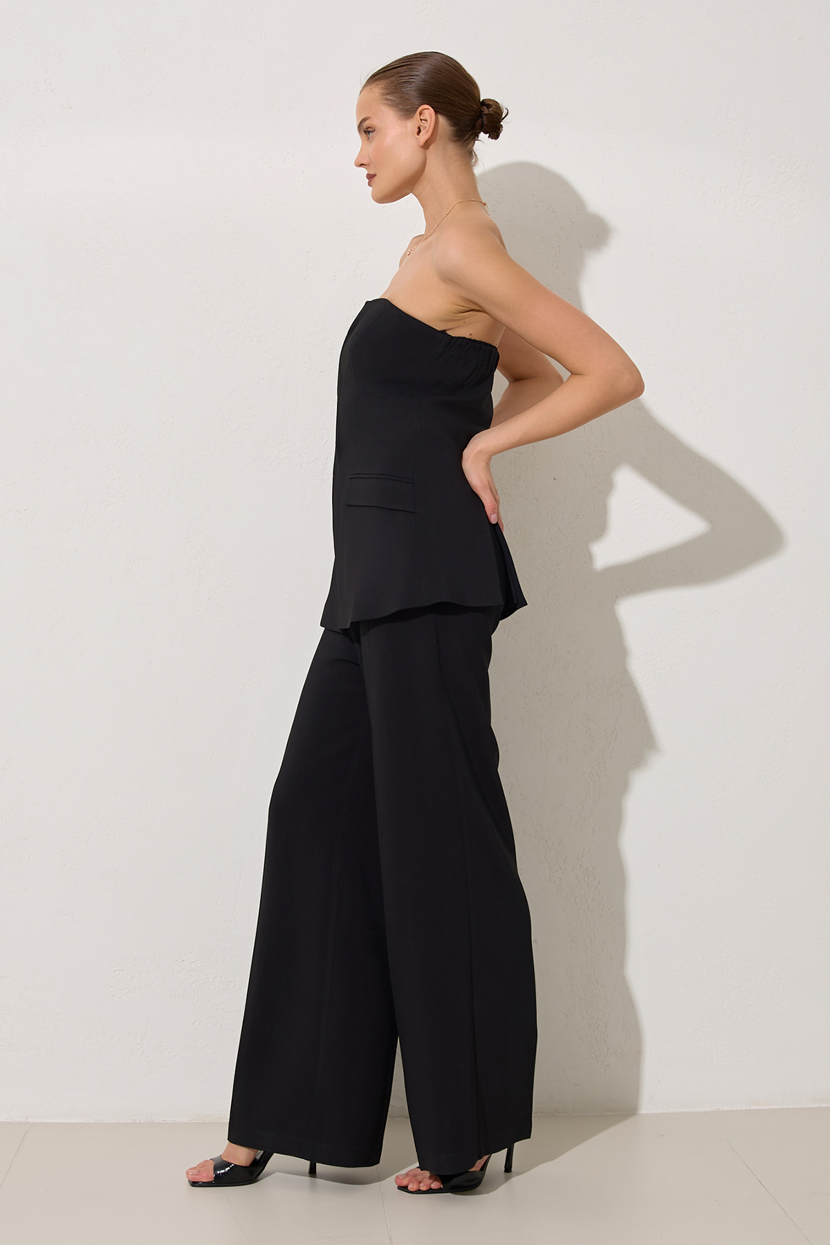 Siyah 1YA2WSTL0273 TULUM Kadın Tulum modelleri