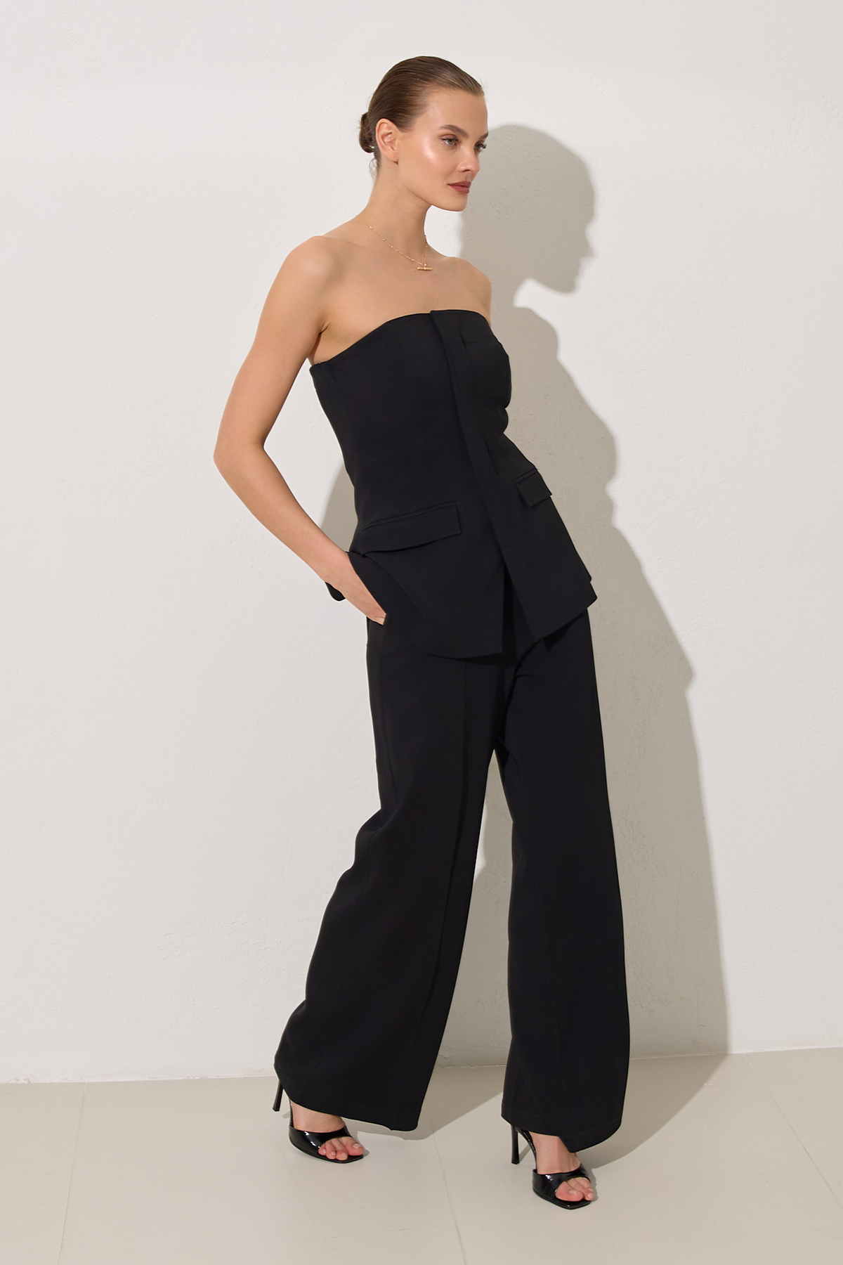 Siyah 1YA2WSTL0273 TULUM Kadın Tulum modelleri