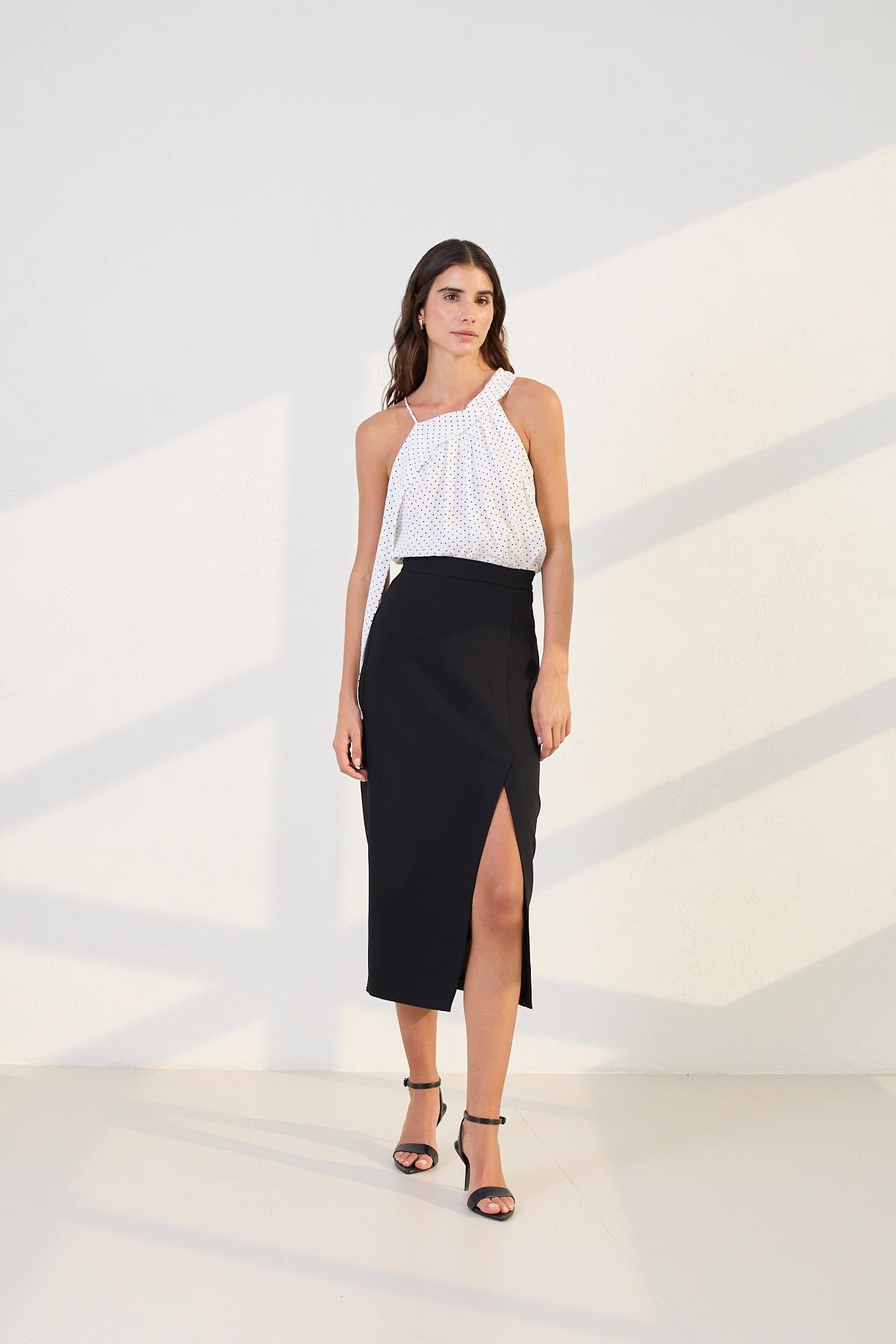 Siyah 1YB3WCET0479 ETEK Kadın Etek modelleri