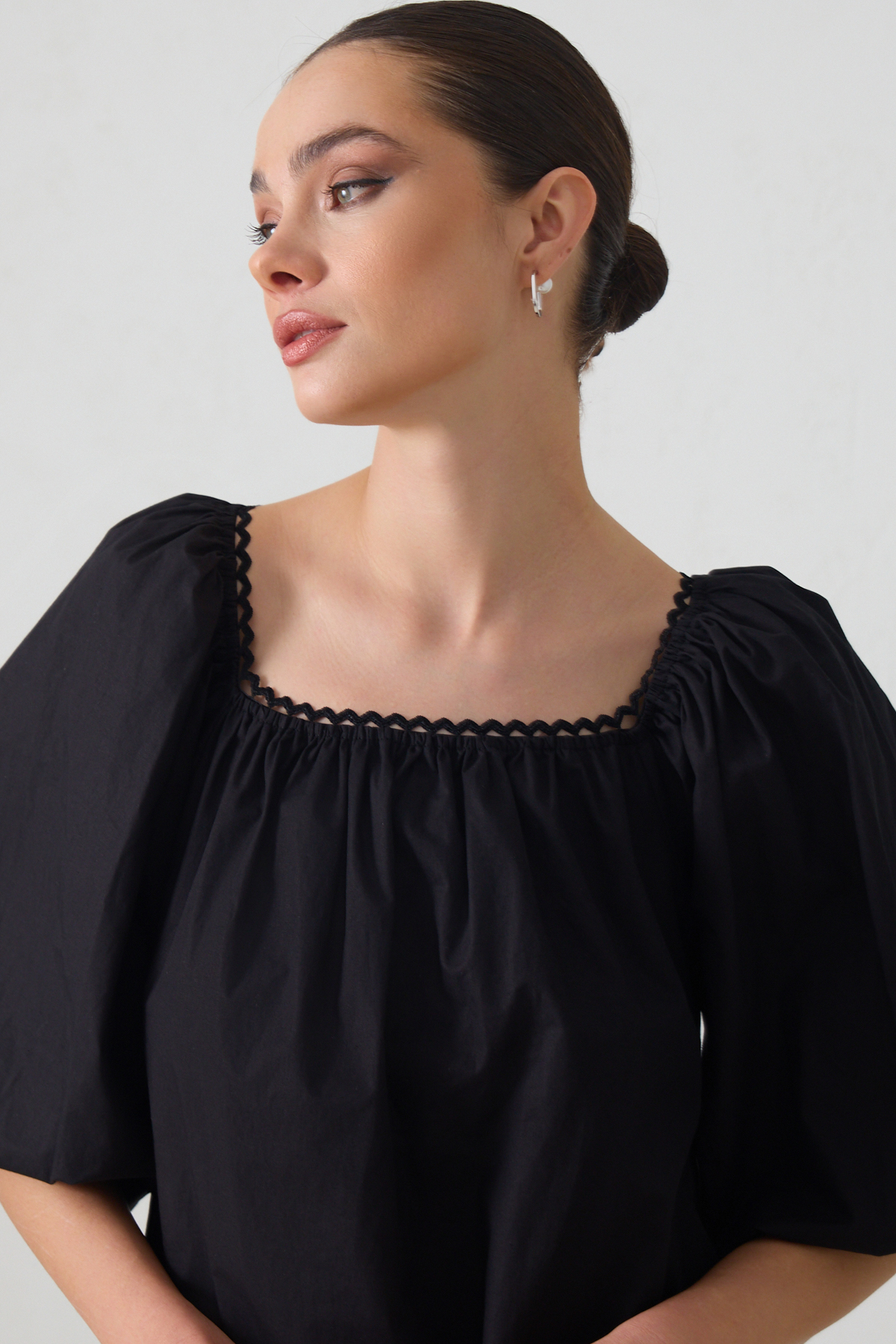 Siyah 1YB4DWEL3011 ELBİSE Kadın Günlük Elbise modelleri