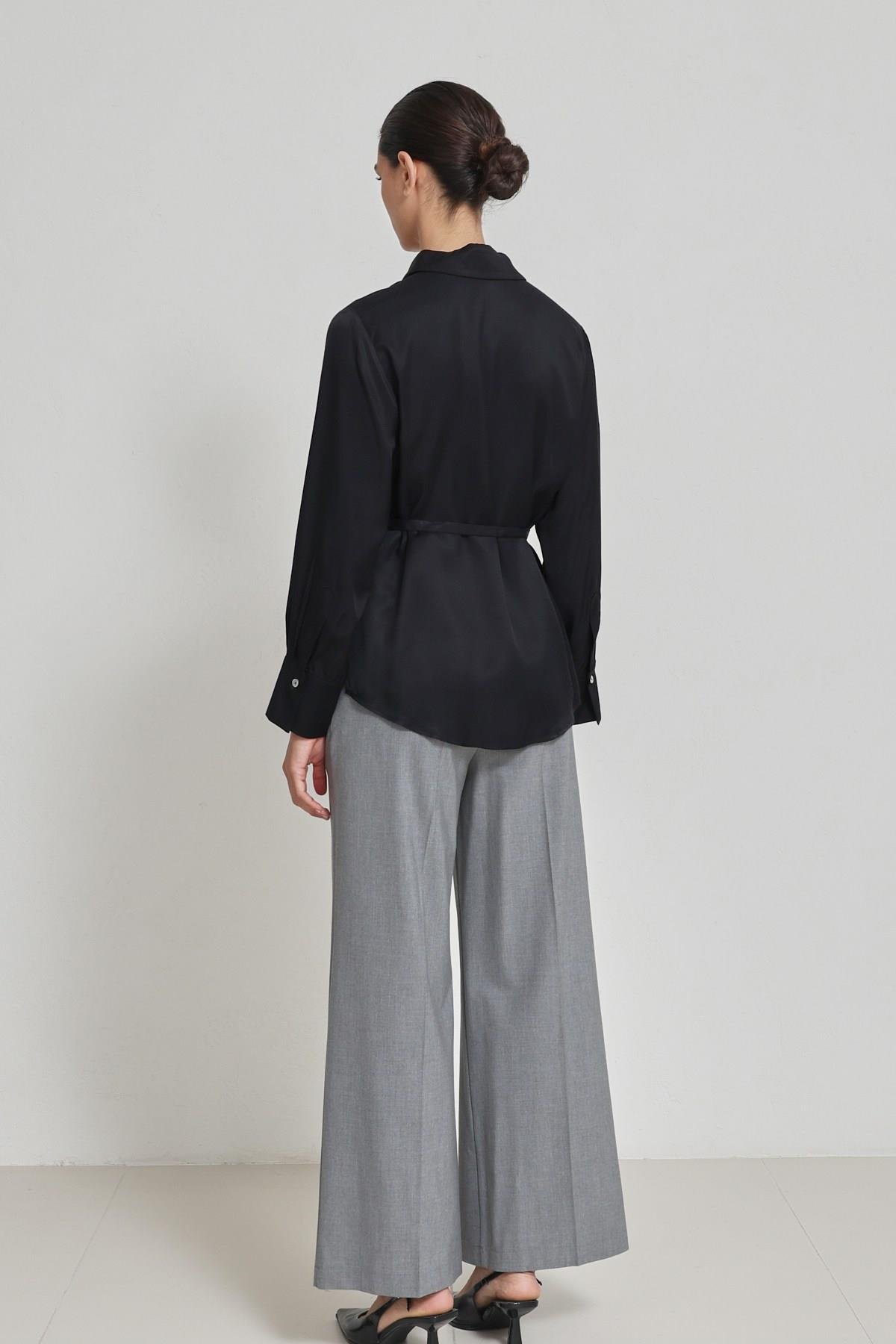 Siyah 1YB3WCGM0653 GÖMLEK Kadın Shirt modelleri