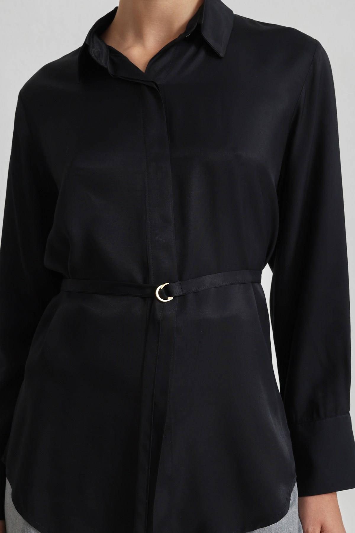 Siyah 1YB3WCGM0653 GÖMLEK Kadın Shirt modelleri