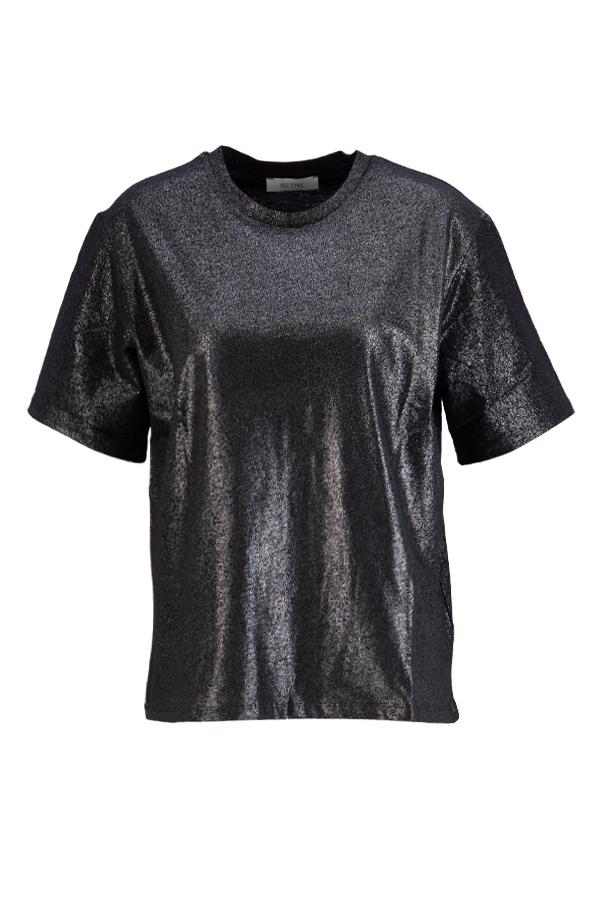 Siyah Bisiklet Yaka Basic T-Shirt Kadın T-Shirt modelleri